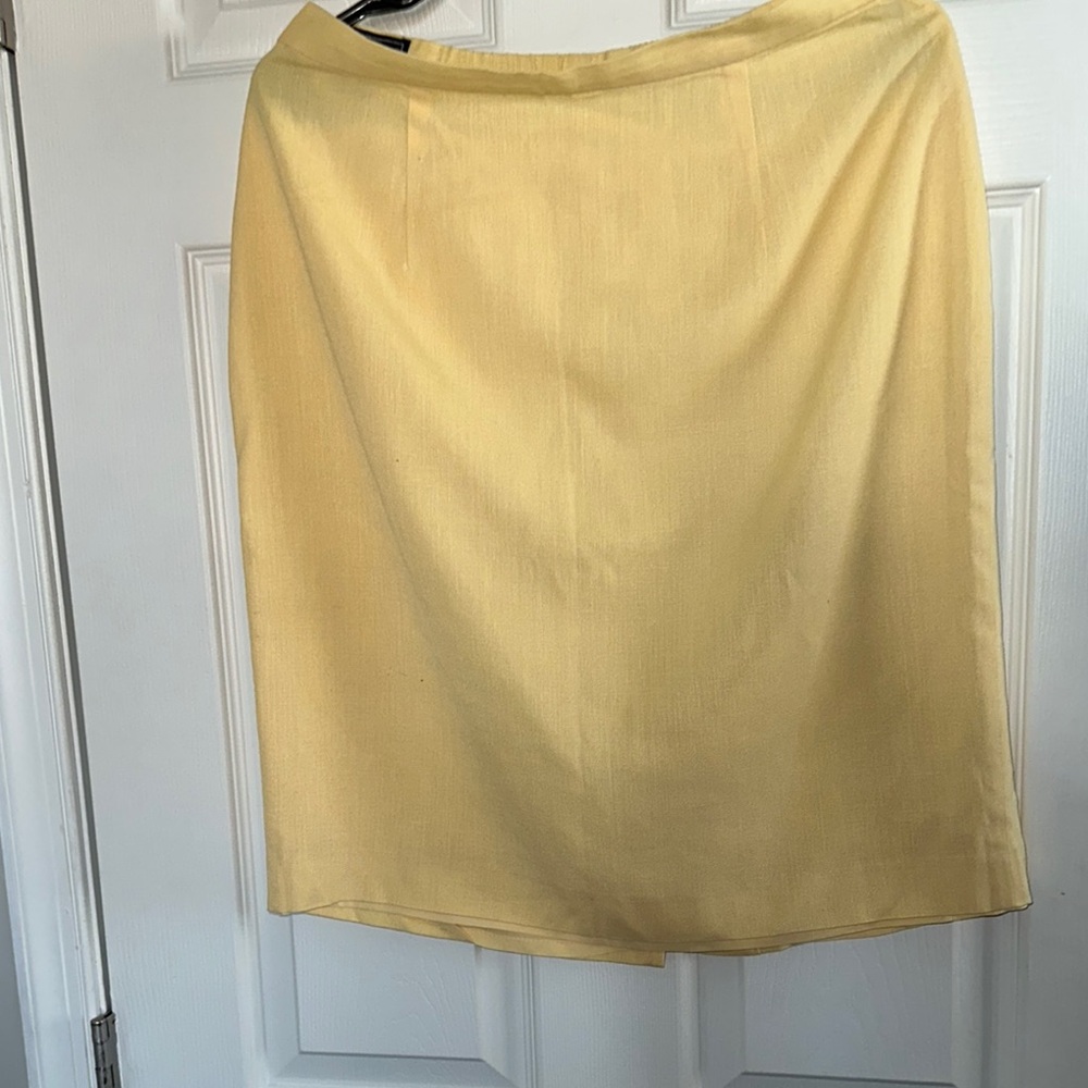 Charter Club Yellow Pencil Skirt